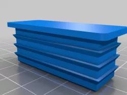 50x20 Rectangular cap (height tot 20 mm)