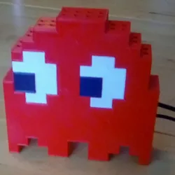 8-Bit Style Pac-Man Ghost Raspberry Pi Case