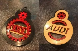 AUDI GEAR KEY CHAIN