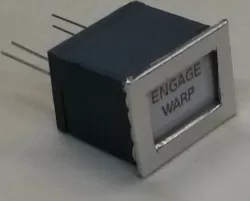 Aviation style illuminated switch