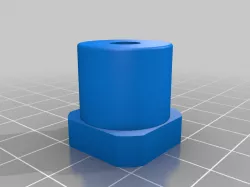 BaneBots Compliant wheel Adapter- 6mm D bore Tetrix pattern