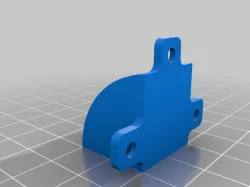 Cabinet mount for switchcraft enclosed 1/4" input jack
