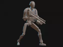 Commando Droid Miniatures