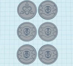 Death Guard Objective Coins