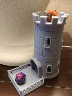 Dice Tower sized for resin printers