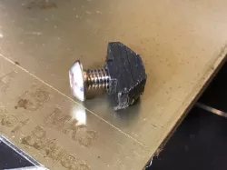 Drop-in T-nut for 3030 extrusion fully printable for M3 M4 or M5 threads