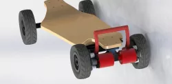 E-Longboard handle for torque boards 218mm trucks