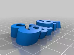 Eden Text Key Ring