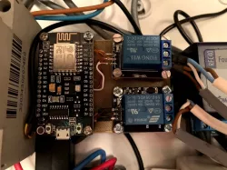 Esp8266 + 2 Relay support din mount