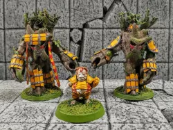 Fantasy football tree person with armor