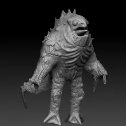 Fishman/Dagon DnD miniature