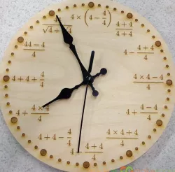 Four fours clock