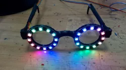 Funny Neopixel glasses