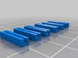 HO scale train track insulator