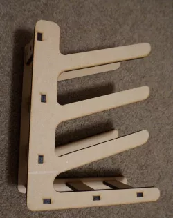 Laser-Cut Vinyl Roll Holder