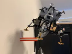 Lego Lunar Lander Wall Mount
