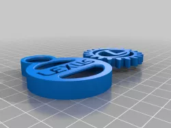 LEXUS GEAR KEY CHAIN