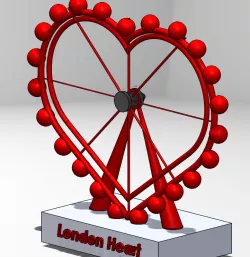 London eye VS London heart