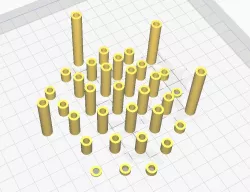 M4 Round Spacers Metric 4 Unificated