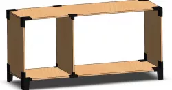 Modern Coffee Table 3D Printed Brackets