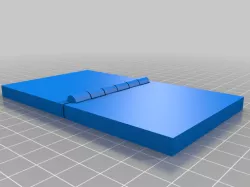 OpenScad Hinge LIbrary horizontal print-in-place