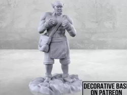 Orc Monk - Tabletop Miniature