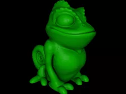 Pascal the Chameleon (Easy print no support) 