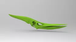 Pteranodon Skull/ reduced poly