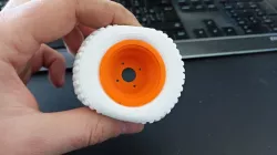 Realistic silicone tire for RC trucks form (65mm) 