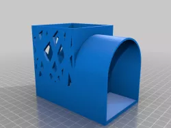 Remixed pen holder