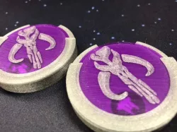 Removeable Xwing 2.0 movement dial cover: Scum Edition