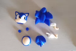 Sonic printable in parts (almost) without support
