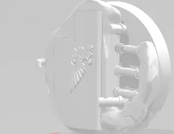 Space Warrior Imperial Hero Base 40mm