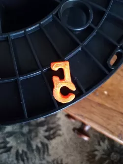 Spool from a filament for a long garden wire