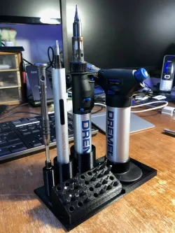 Stand for Xiaomi wowstick, 28 bits, Dremel versatip and versaflame Butan Torsh and iFixIt screwdriver