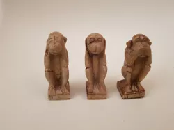 Three Wise Monkeys from Photogrammetry
