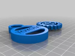 TOYOTA GEAR KEY CHAIN
