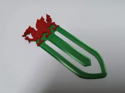 Welsh Dragon Bookmark