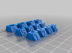 X-wingTMG Target Lock Tokens and Ship ID Peg Markers