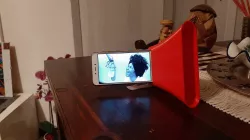 Xiaomi Redmi 5a supporto con megafono (Xiaomi Redmi 5a support with megaphone)