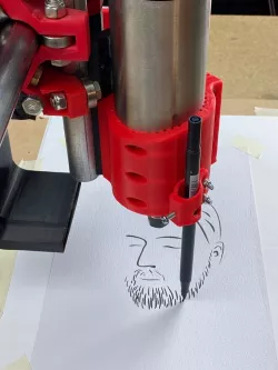 65mm Spindle bracket with pen attachment