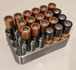 AA Battery Holder Tray