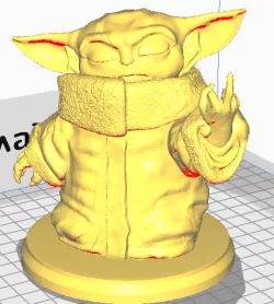 Baby Yoda Middle Finger