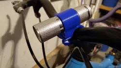 Bike Handlebar Mount for Harbor Freight Flashlight