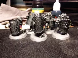 Board Action Shields for the Warriors in Iron