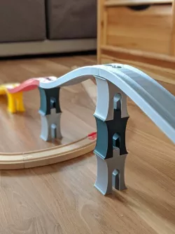 Bridge pillar for Ikea/Brio train track