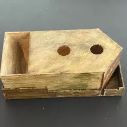 Collapsible Wingspan board game bird-feeder dice tower