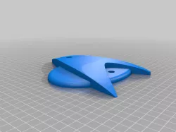 Communicator display stand for Enterprise D