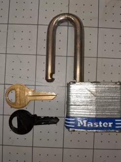Customize Master K1W1 Padlock Key