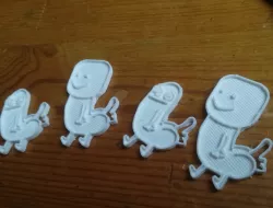 dickbutt with and without roblox head